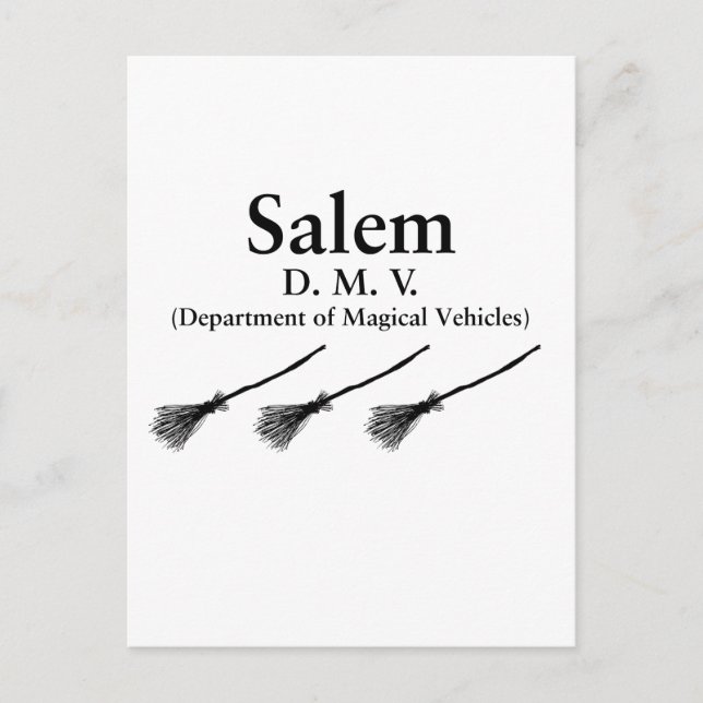 Hälsning från Salem Vykort (Framsida)