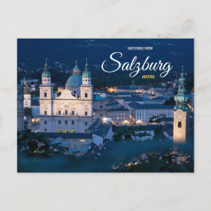 Hälsning från Salzburg Austria Postcard Scenia Vykort
