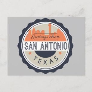 Hälsning från San Antonio Texas USA vykort