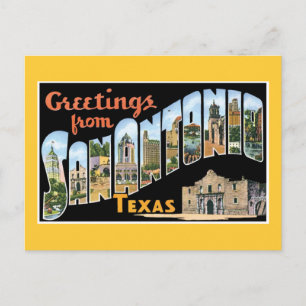 Hälsning från San Antonio Texas Vykort