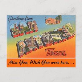 Hälsning från San Antonio Vykort