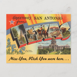 Hälsning från San Antonio Vykort