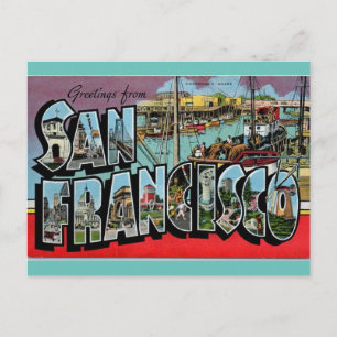 Hälsning från San Francisco California Travel Vykort