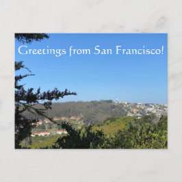 Hälsning från San Francisco!Helgdag vykort