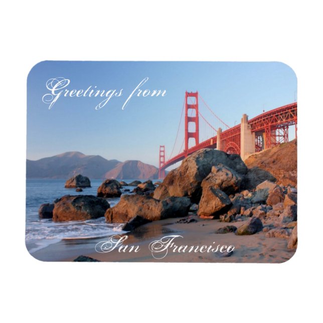 Hälsning från San Francisco Magnet (Horisontell)