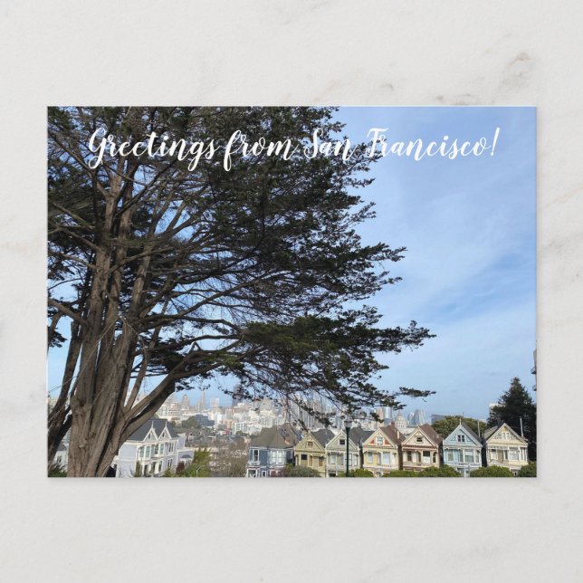 Hälsning från San Francisco! Vykort (Framsida)
