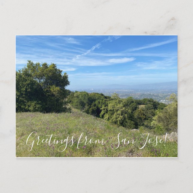 Hälsning från San Jose! Vykort (Framsida)