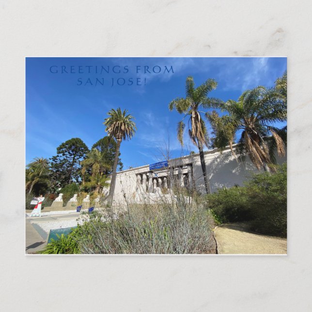 HÄLSNING FRÅN SAN JOSE! VYKORT (Framsida)