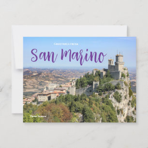 Hälsning från San Marino-vykort Vykort