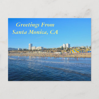 Hälsning från Santa Monica California Vykort