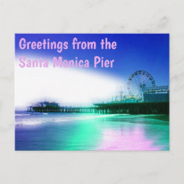 Hälsning från Santa Monica Pier Vykort