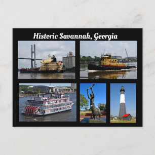 Hälsning från Savannah Georgia Helg Vykort