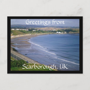 Hälsning från Scarborough, brittiskt vykort