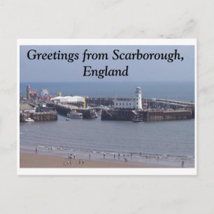 Hälsning från Scarborough, England Vykort
