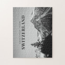 Hälsning från Schweiz Pussel