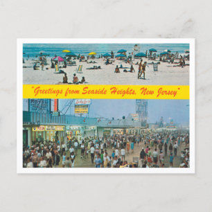 Hälsning från Seaside Heights, New jersey Travel Vykort