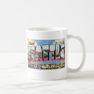 Hälsning från Seattle, WA Kaffemugg