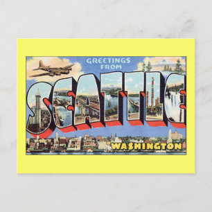 Hälsning från Seattle, WA Vykort