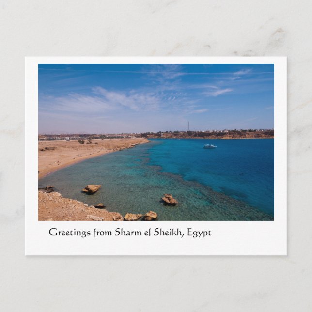 Hälsning från Sharm el Sheikh, Egypten Vykort (Framsida)