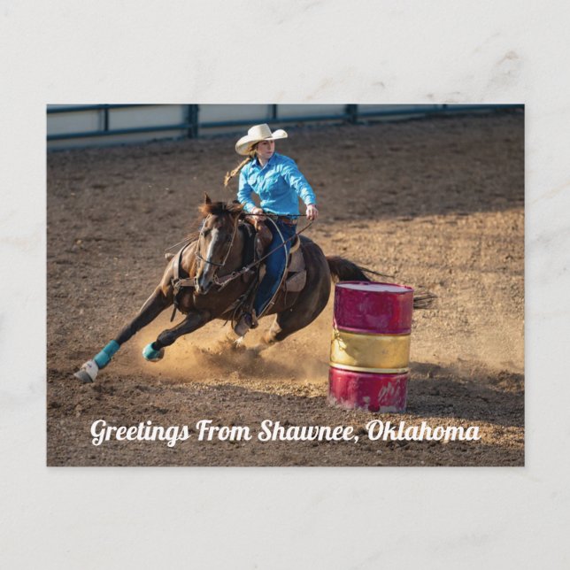 Hälsning från Shawnee, Oklahoma vykort (Framsida)