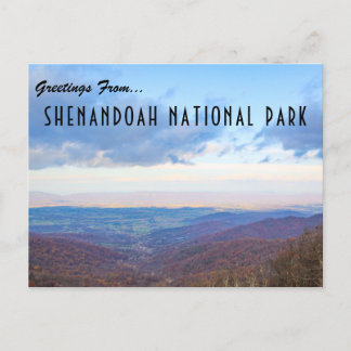 Hälsning från Shenandoah National Park-vykort Vykort