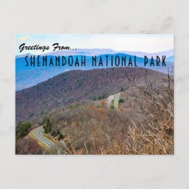 Hälsning från Shenandoah National Park-vykort Vykort