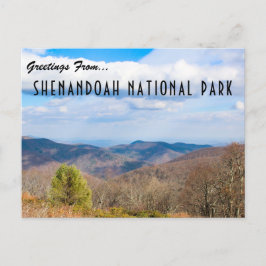 Hälsning från Shenandoah National Park-vykort Vykort
