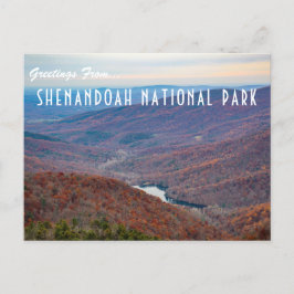 Hälsning från Shenandoah nationalpark Vykort