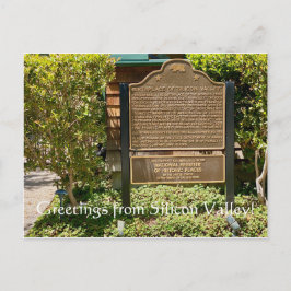 Hälsning från Silicon Valley! vykort