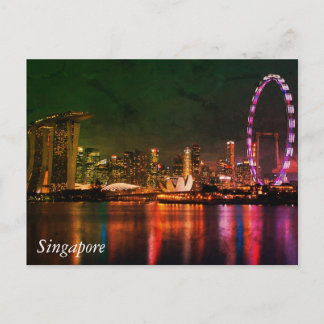 Hälsning från Singapore Vykort