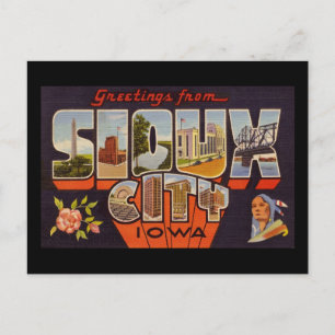 Hälsning från Sioux City Iowa Vykort