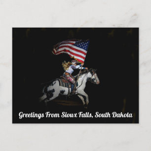 Hälsning från Sioux Falls, South Dakota vykort