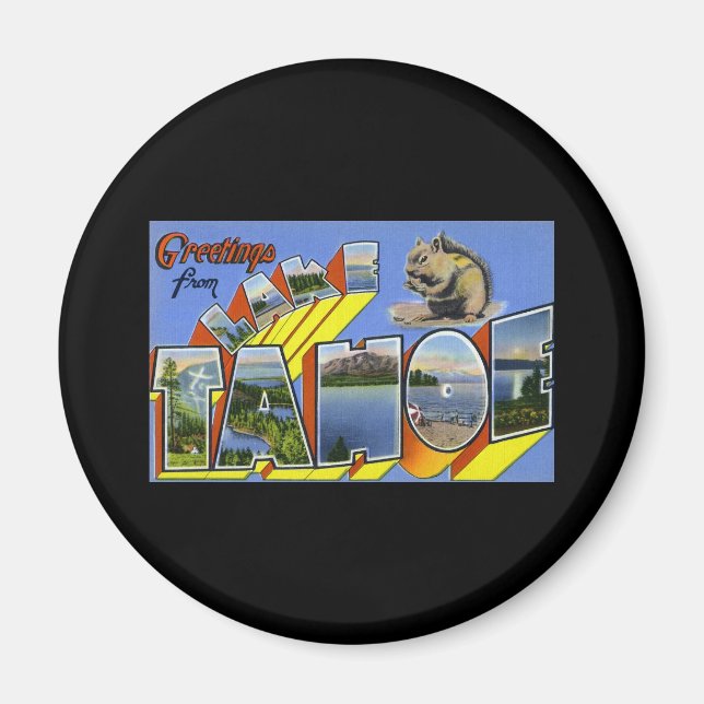 Hälsning från Sjö Tahoe Magnet (Framsidan)