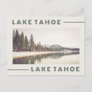 Hälsning från Sjö Tahoe Retro Stil vykort