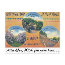 Hälsning från Skyline Drive, Virginia