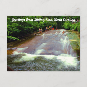 Hälsning från Sliding Sten, North Carolina Vykort