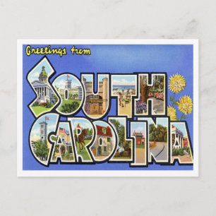 Hälsning från South Carolina Vykort