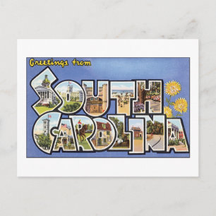 Hälsning från South Carolina Vykort