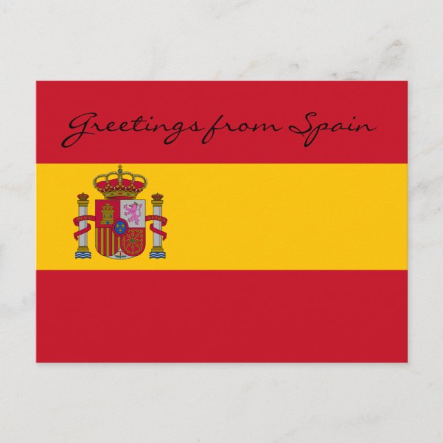 Hälsning från Spanien Vykort (Framsida)