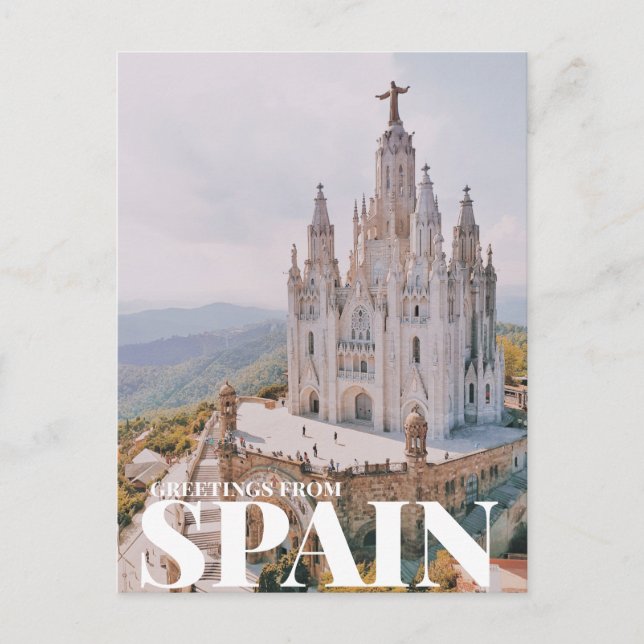 Hälsning från Spanien Vykort (Framsida)