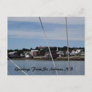 Hälsning från St. Andrews, N.B. Vykort