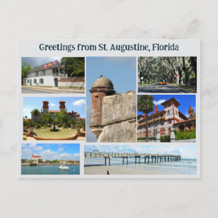 Hälsning från St. Augustine  vykort