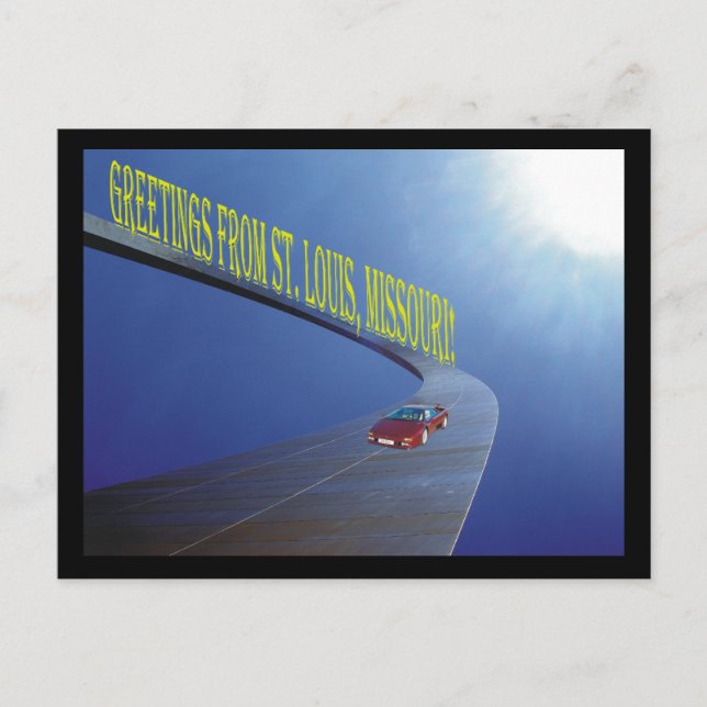 Hälsning från St. Louis, MO Vykort (Framsida)