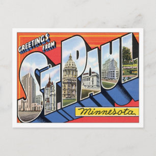 Hälsning från St.Paul Minnesota Vykort