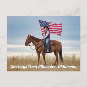 Hälsning från Stillwater, vykort för oklahoma