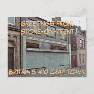 Hälsning från Stoke-On-Trent-vykort Vykort