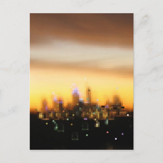 hälsning från storstaden vykort (Framsida)