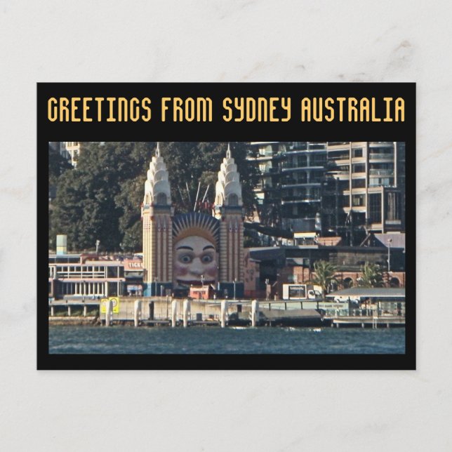 Hälsning från Sydney Australia Vykort (Framsida)