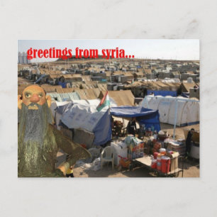 hälsning från syria bild vykort