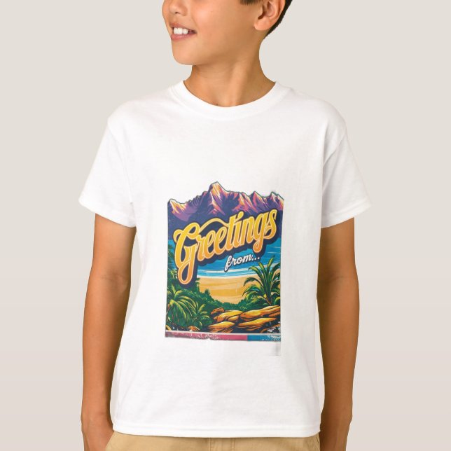 Hälsning från t shirt (Framsida)